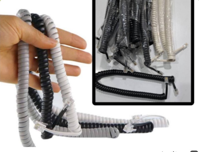 سیم تلفن فنری